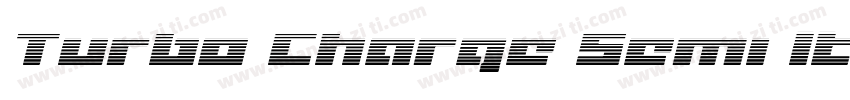 Turbo Charge Semi Italic字体转换